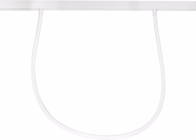 Lampada LED sospesa magnetica Maxlight bianca con altezza regolabile, 20W, 1404lm, 3000K
