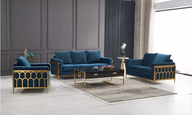 Wohnzimmer Design Sofa Sofagarnitur 3+2+1 Sitz Moderne Couch Set Garnituren 3tlg