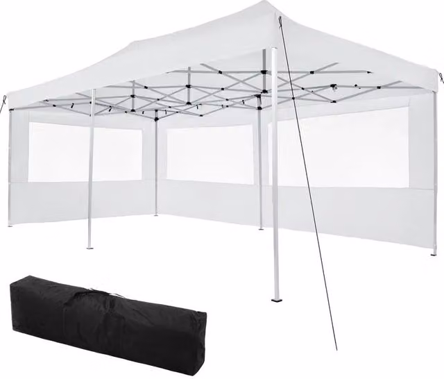Gazebo Richiudibile 3 x 6 ACCIAIO 30 MM - Senza pareti laterali