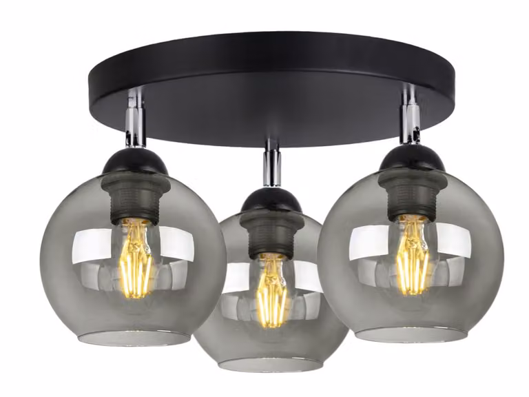 Lampada da soffitto Lampada a sospensione Ball Black Grey White (N100-EG3)