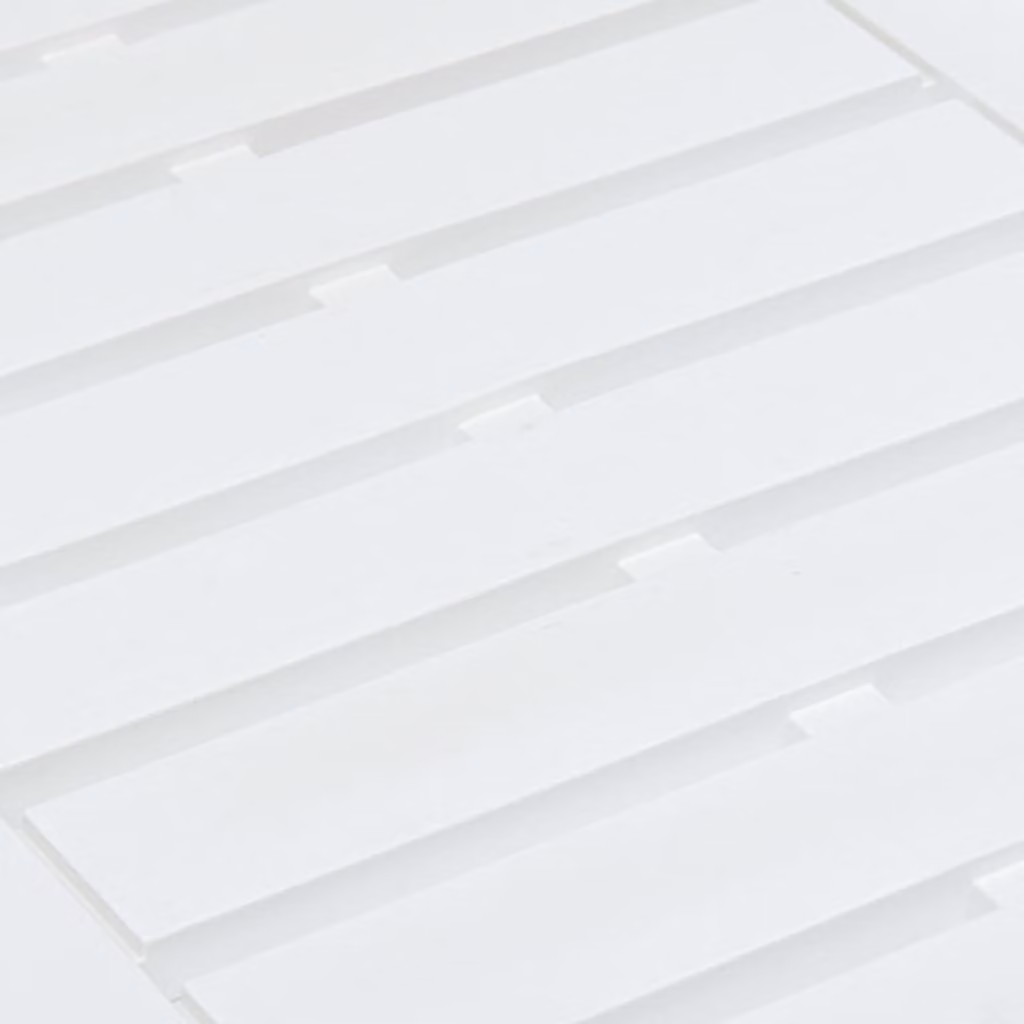 vidaXL Tavolo da giardino bianco 78×55×38 cm plastica