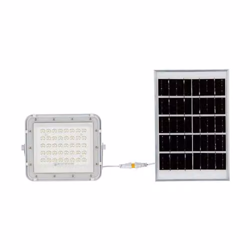 V-TAC Faro LED con Telecomando e Pannello Solare 10W 6400K IP65