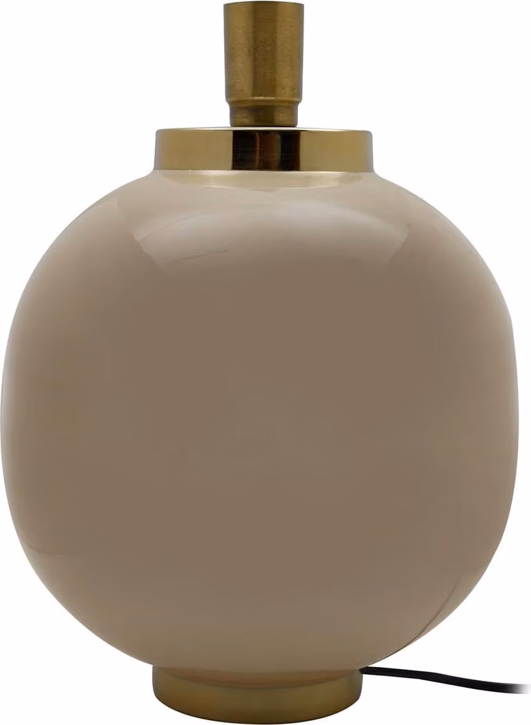 Lampada da tavolo Art Déco 100 Taupe / Oro