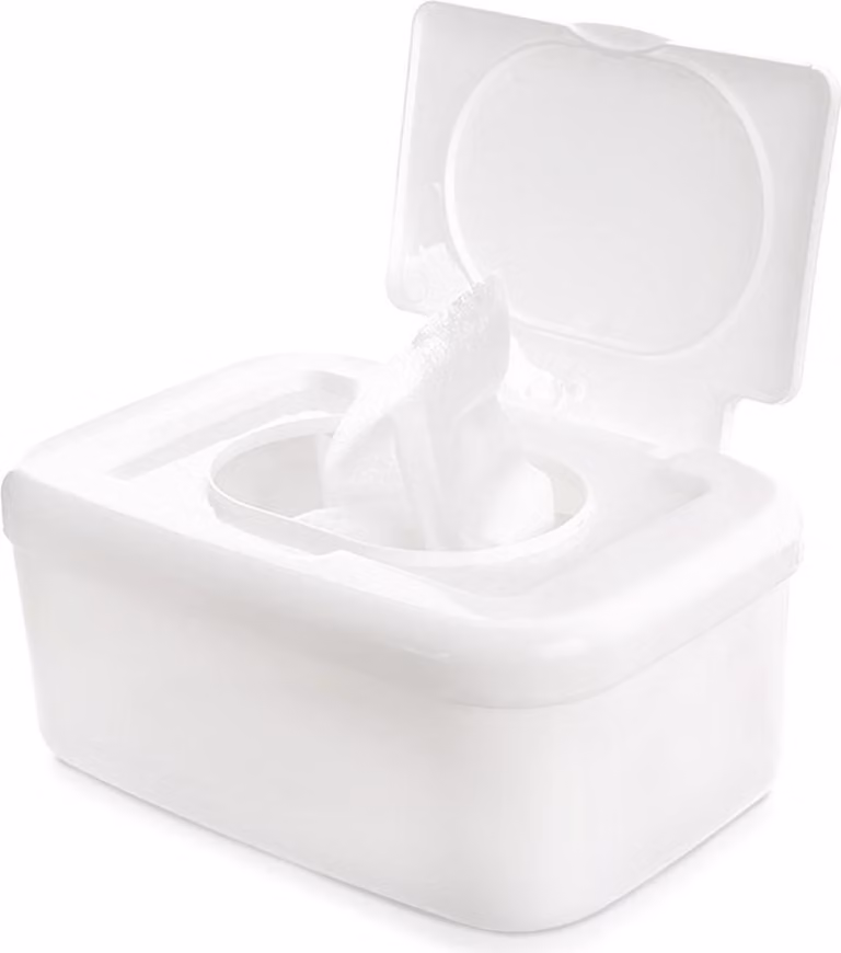 Contenitore per salviettine umidificate Scatola con coperchio Organizer Portasalviettine