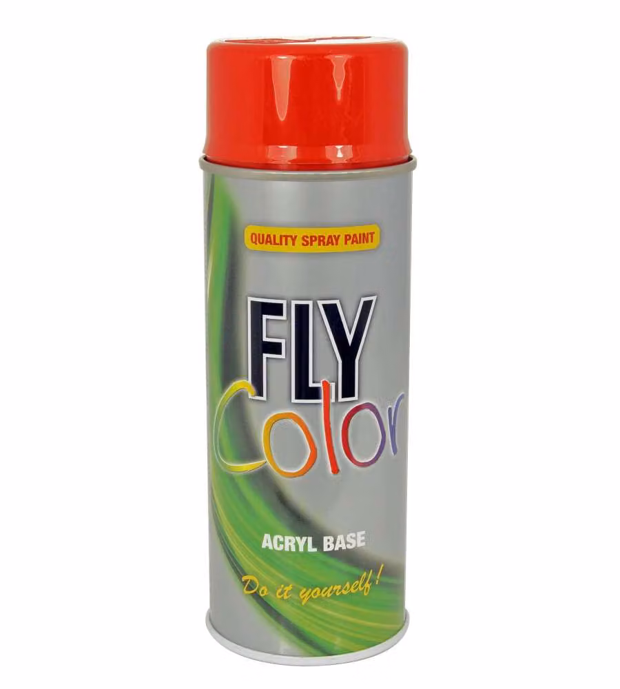 Smalto acrilico FLY RAL 3000 ROSSO FUOCO LUCIDO 400 ML