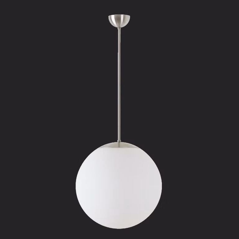 OSMONT ISI64979 ISIS P3 PM-M Apparecchio a sospensione in plastica acciaio inox spazzolato / bianco IP40 4000 K 27W LED combinazione di emergenza 1 h