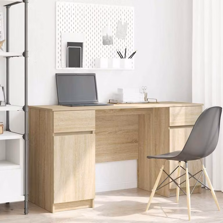 Maison Exclusive - Scrivania rovere sonoma 140 x 49 x 76 cm Legno multistrato