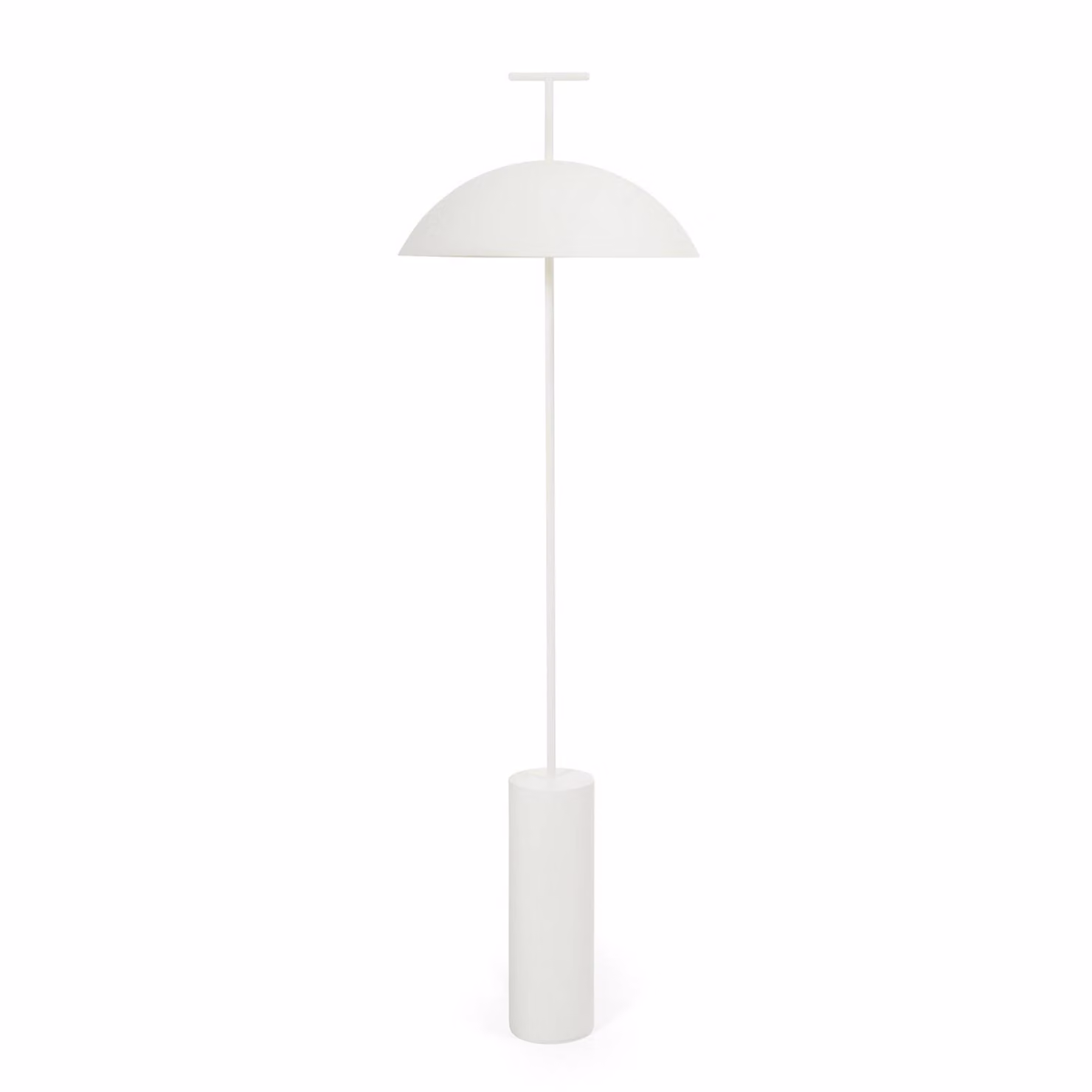 Kartell Lampada da terra di design Geen-A, dimmerabile, Bianco / Opale, Soggiorno / Sala da pranzo, Metallo, Design, Lampada da terra