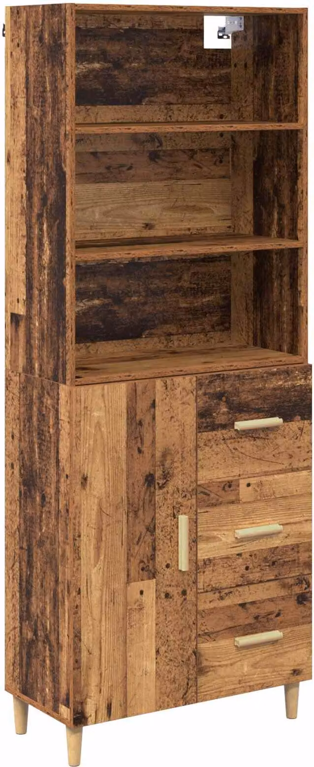 Credenza Legno vecchio 69,5 x 32,5 x 180 cm Legno multistrato
