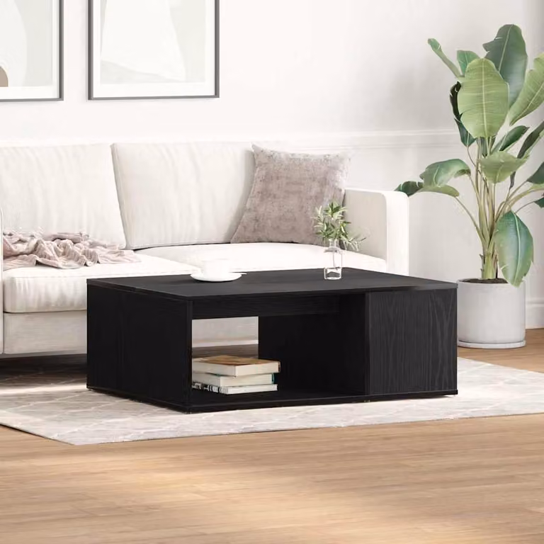 Maison Exclusive - Tavolino da salotto effetto rovere nero 90 x 67 x 33 cm Materiale ligneo