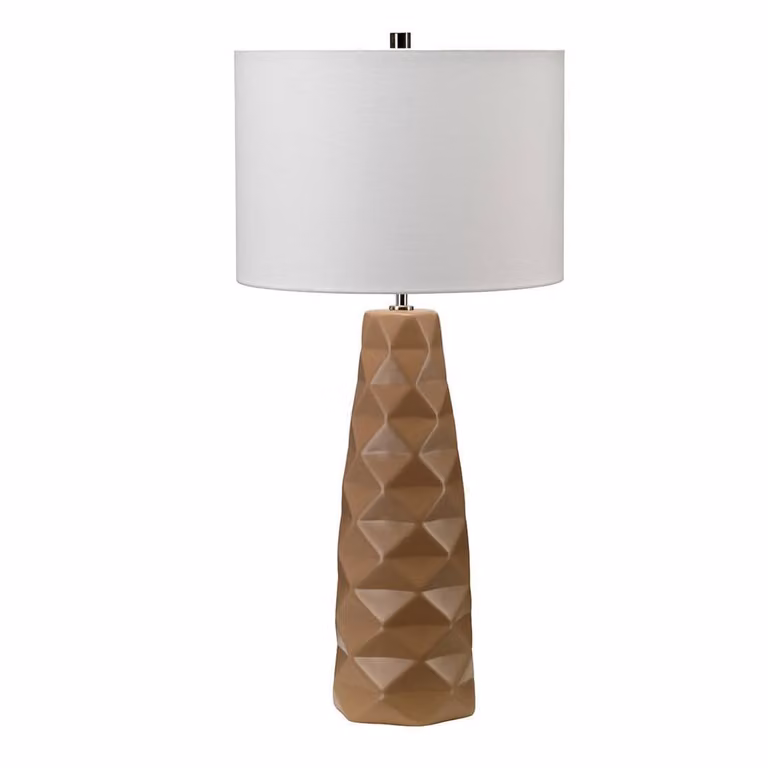Lampada da tavolo vintage Vauxhall color crema 1xE27x60W Vetroceramica / gesso dimensioni: 75,4x36x16 cm IP20 Elstead