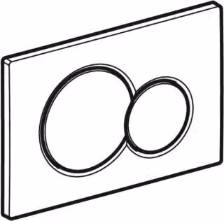 Geberit 115770795 Sigma01 BetPl., per doppio scarico