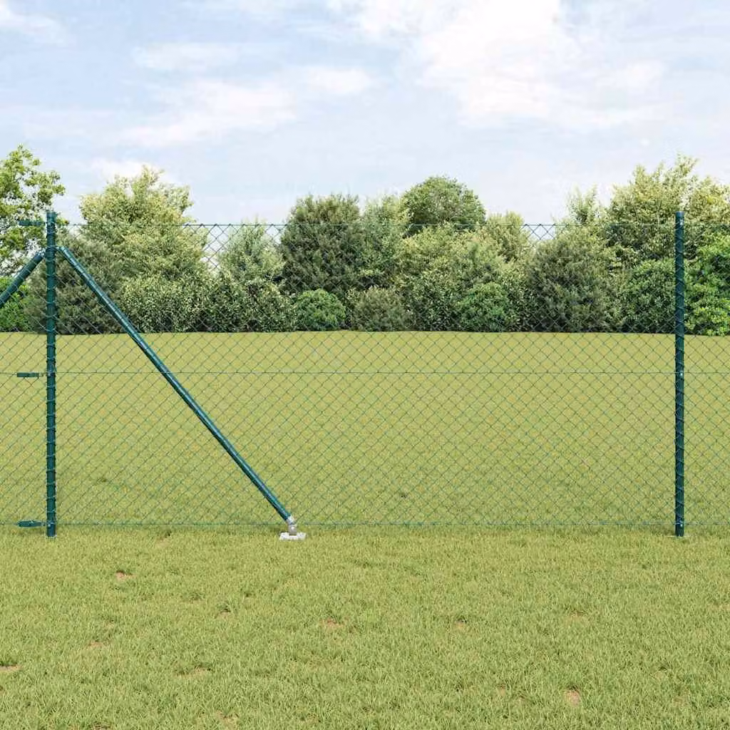 Maison Exclusive - Palo della recinzione Verde 10 x 1 m (rete 40 x 40 mm)