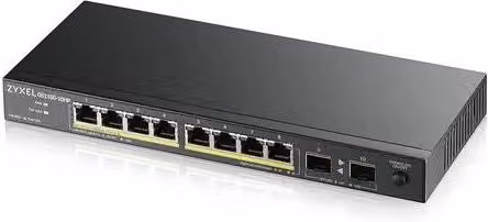 Zyxel GS1100-10HP V2 Switch Gigabit Ethernet Non Gestito con Supporto PoE Nero