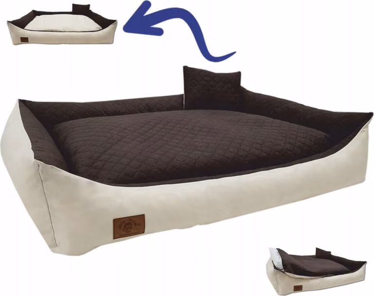 Odolplusz XXL - Letto per cani - Cuscino per cani - Divano per cani con cuscino reversibile 120x85cm