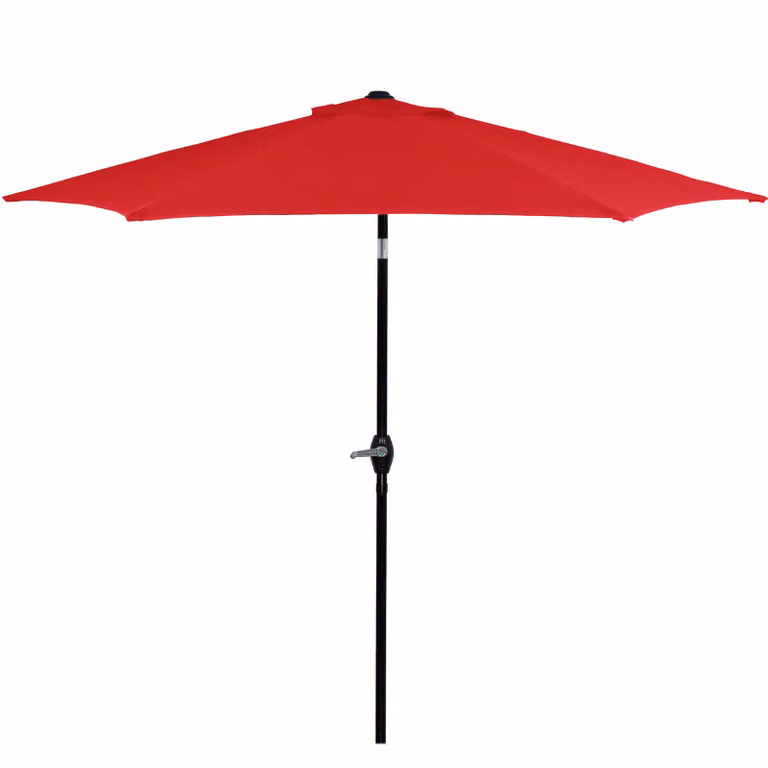 Springos® Ombrellone da giardino Ombrellone con funzione di inclinazione Sistema a manovella Protezione solare della terrazza Giardino 235 x 260 cm