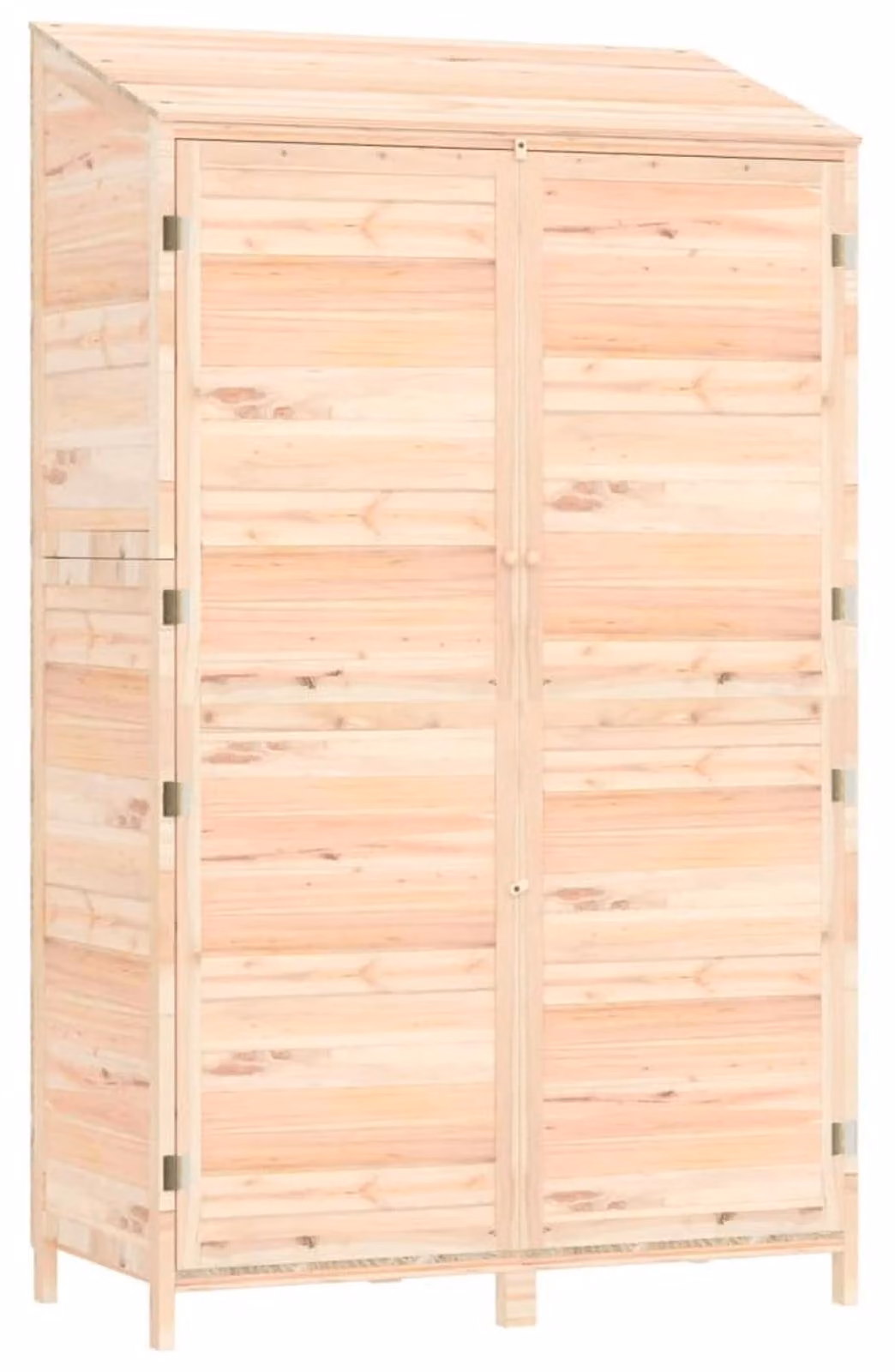 Capanno da giardino in legno - 102x52x174,5 cm - Realizzato in legno di abete massello