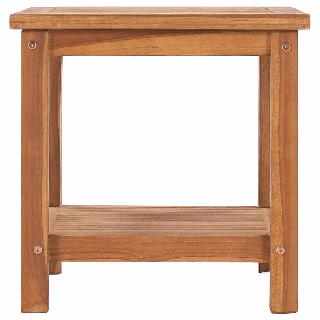 vidaXL Tavolino 45x45x45 cm in legno massiccio teak