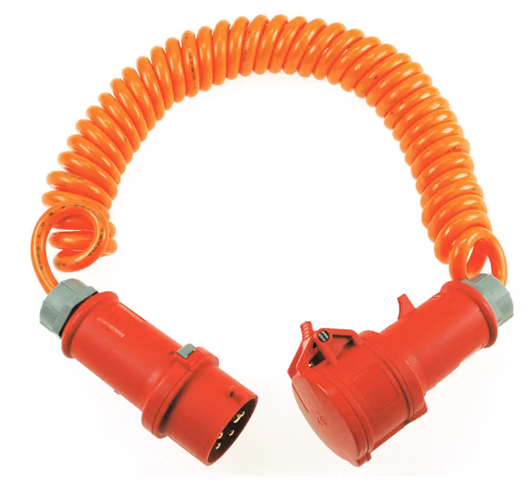as-Schwabe 70419 Cavo di alimentazione arancione 5 m CEE16/5 (70419)