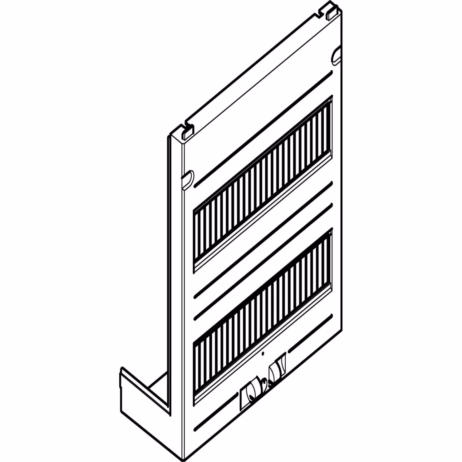 Coperchio ABN chiuso a 2 file, Prisma XS PU12N
