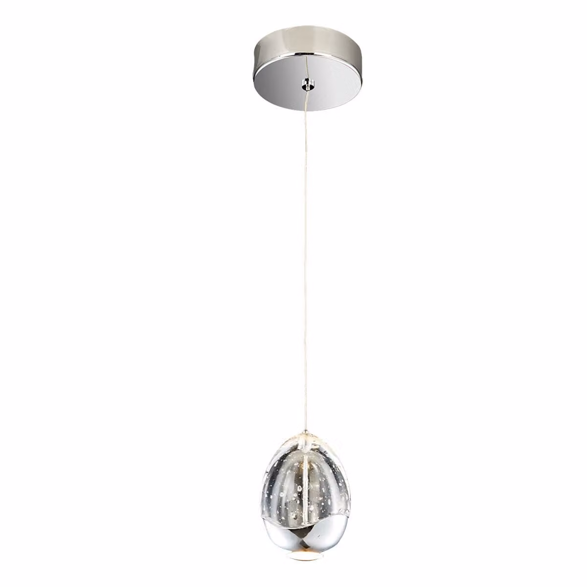 Lampada da soffitto a LED Huelto 4,8 W 3000 K 290 lm in acrilico cromato, dimensioni: 120 x 12 x 12 cm, IP20, Italux