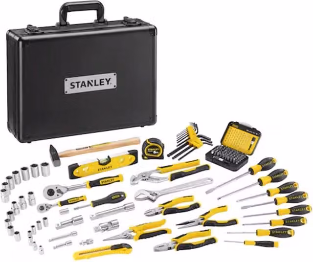 Kit di strumenti Stanley FatMax STMT72986 in alluminio nero, 119 pezzi – 1