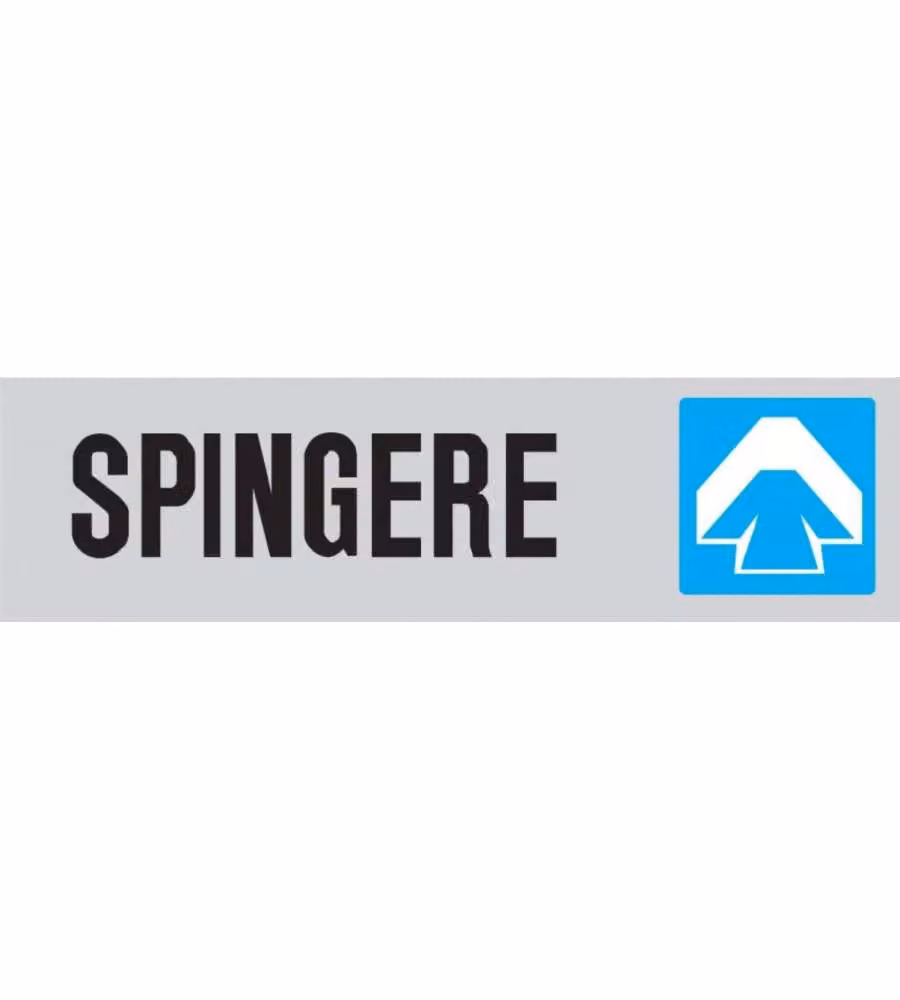 ROSH Targa adesiva Spingere orizzontale vinile rigido grigia 4x15 cm