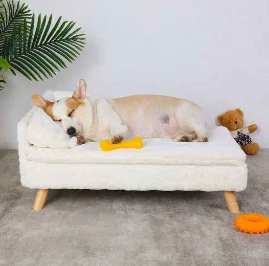 Cuccia per cani - Taglia S - Peso fino a 20 kg - 70x40x39 cm - Bianco - per cani di piccola taglia