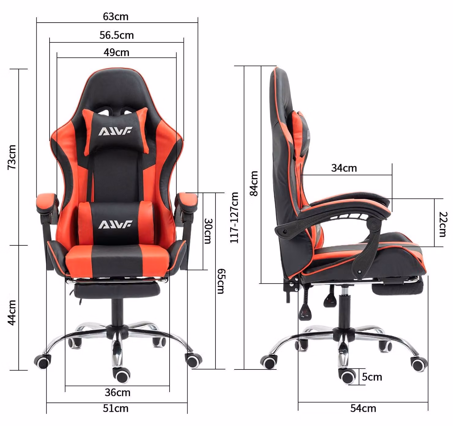 Sedia da gaming - Sedia ergonomica - Sedia da ufficio - Sedia per ufficio - Sedia da gaming - Schienale regolabile