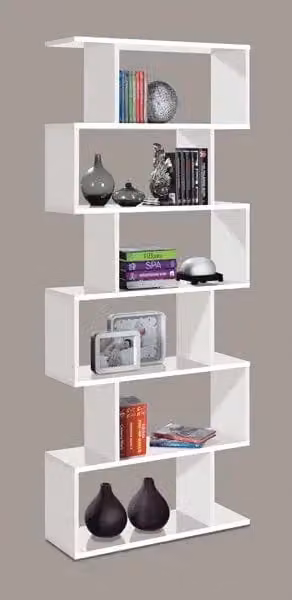 Libreria Alta Athena Bianco H 192 x L 80 x P 25 cm – 2