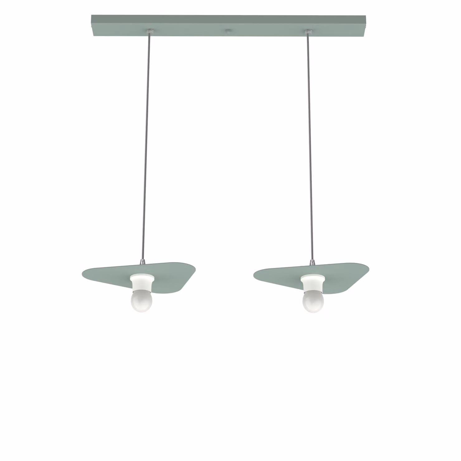 Lampada A Sospensione Cloud Lineare A 2 Luci, Monocolore Opaca