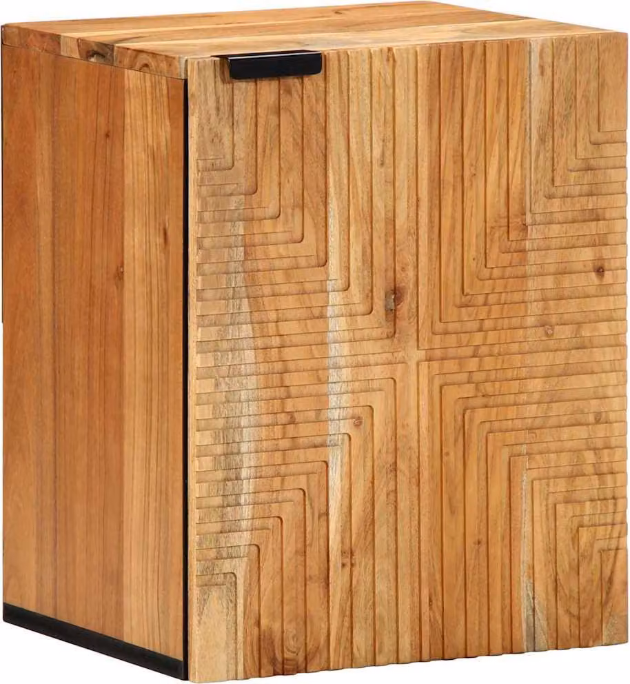 SYFAX™ Armadio per Lavabo da Bagno con porta Legno di Acacia Massello