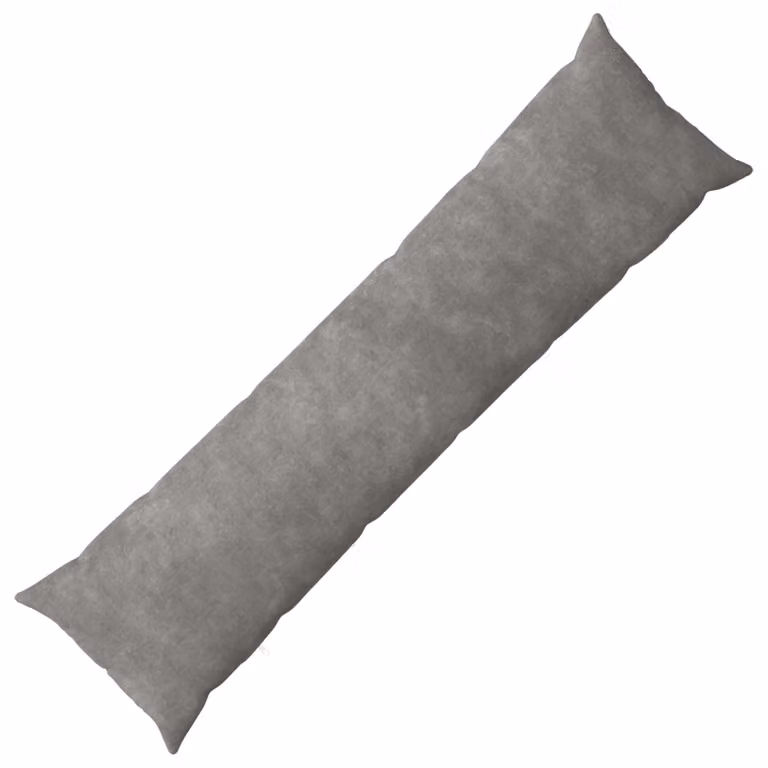 Federa HEERLEN vidaXL in microfibra grigio, L 145 cm x P 40 cm