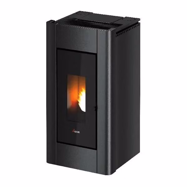 Stufa a pellet Cadel Prince 11 colore Antracite con WiFi e Bluetooth, potenza 10,5 kW e tramoggia da 25 kg – 2