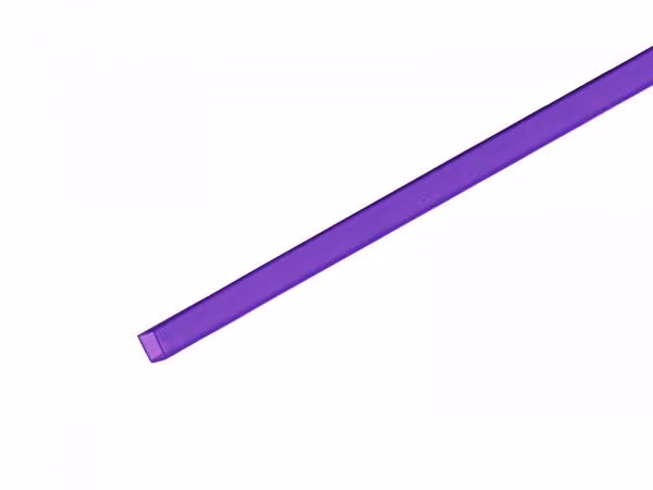 EUROLITE tubo vuoto 10x10mm viola 2m