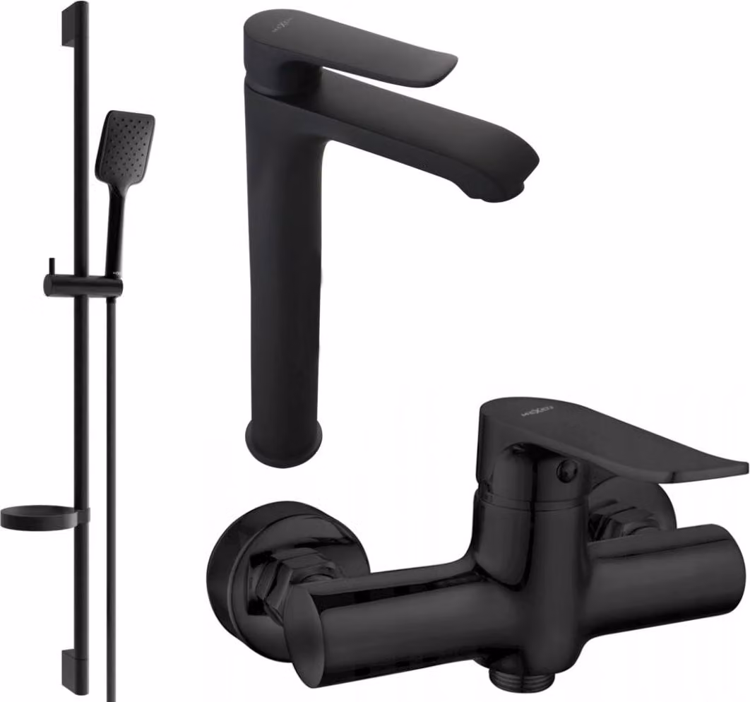Mexen Pecos DS62 set doccia, nero - 72714DS62-70