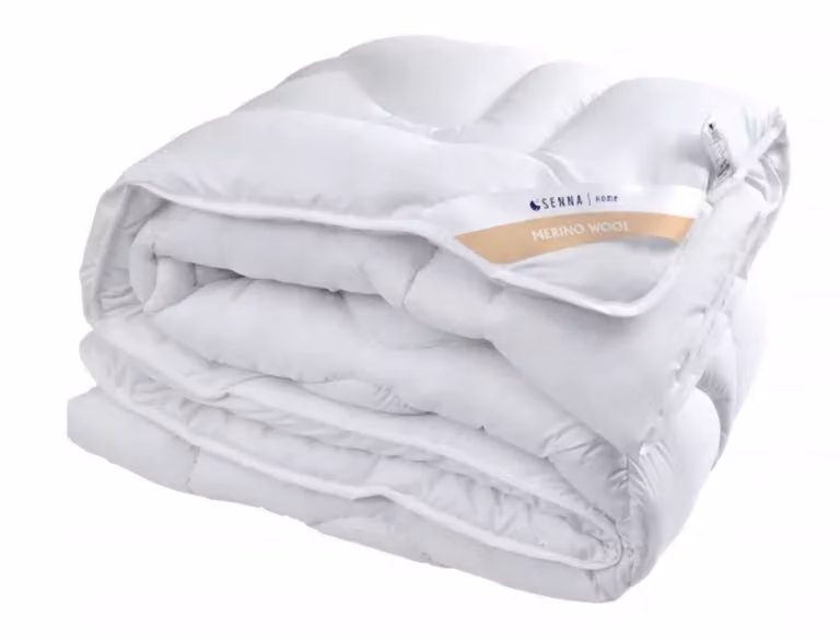Piumone, piumone per tutte le stagioni 155x200 Lana Senna Home, lana, bianco
