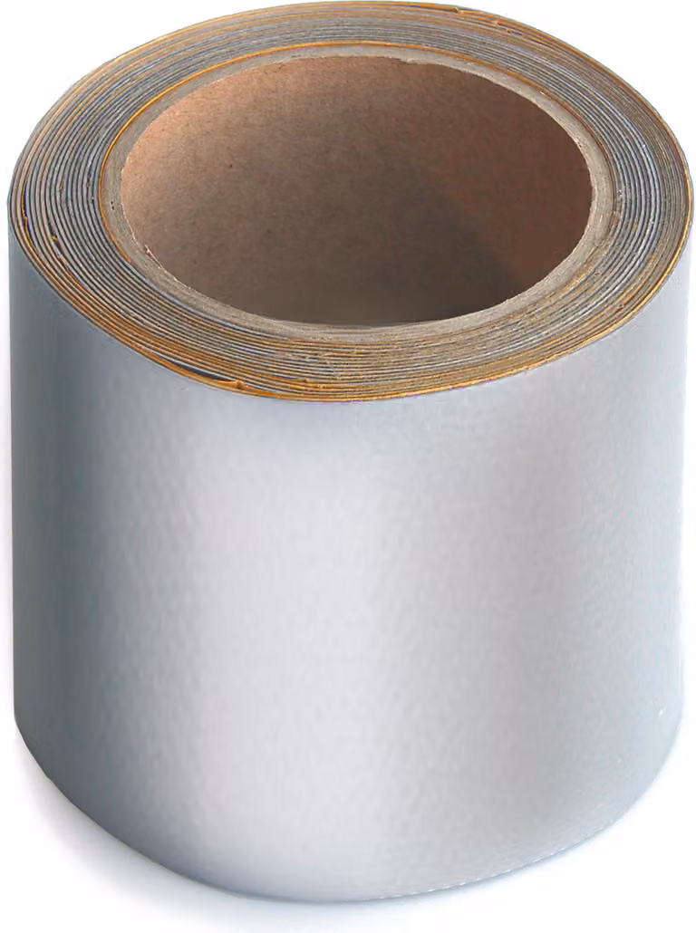 Nastro adesivo per riparare teloni in PVC Wupsi - Nastro adesivo per riparare fori e strappi su teloni di camion, coperture per rimorchi, tende da sole e tende - Argento, 10 cm x 5 m