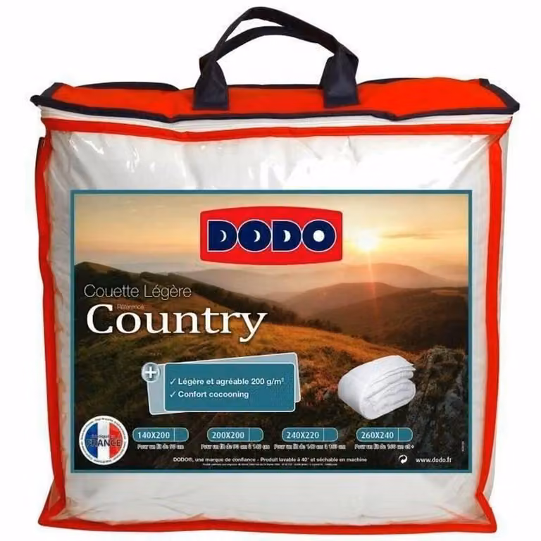 Pilota Dodo Country, Traspiranta, Moale, 240x260cm, Alb