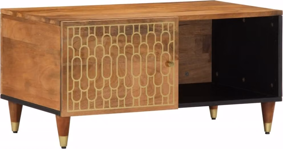 Maison Exclusive - Tavolino da caffè 80x50x40 cm, in legno massello di mango