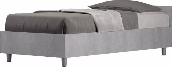 Letto Singolo 80x200 cm Nuamo - Contenitore,Grigio