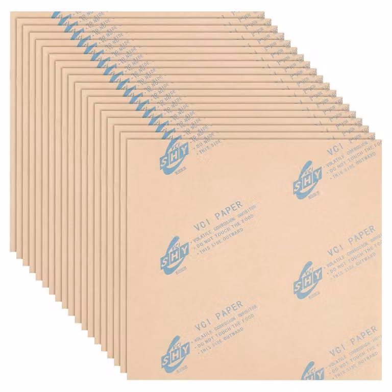 Carta protettiva antiruggine, 60 fogli, 30x30 cm, color marrone