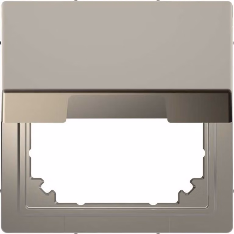 Adattatore MERTEN MEG4081-6050 in nichel metallizzato, System Design