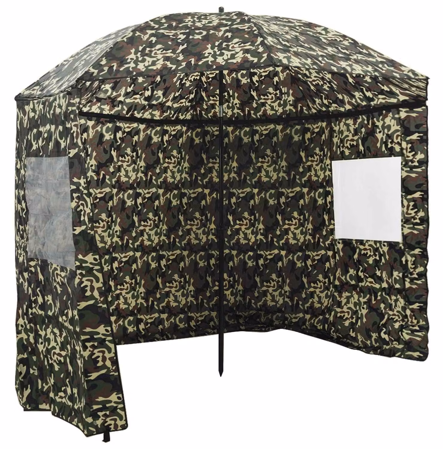 Tenda parasole con pannello laterale e finestra per protezione