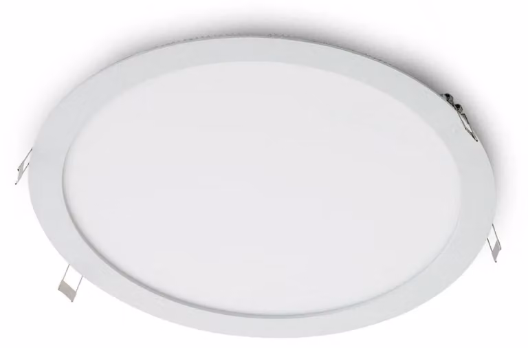 ARELUX XFLAT REC. ROND. Pannello LED, 40W, 220-240V AC, 3000K, CRI 83, IP40, 110°, MWH