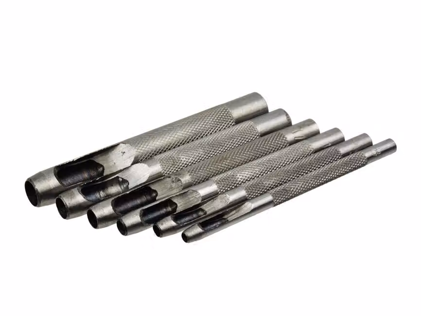 GEKO Punzone per pelle, set di 6 G01820
