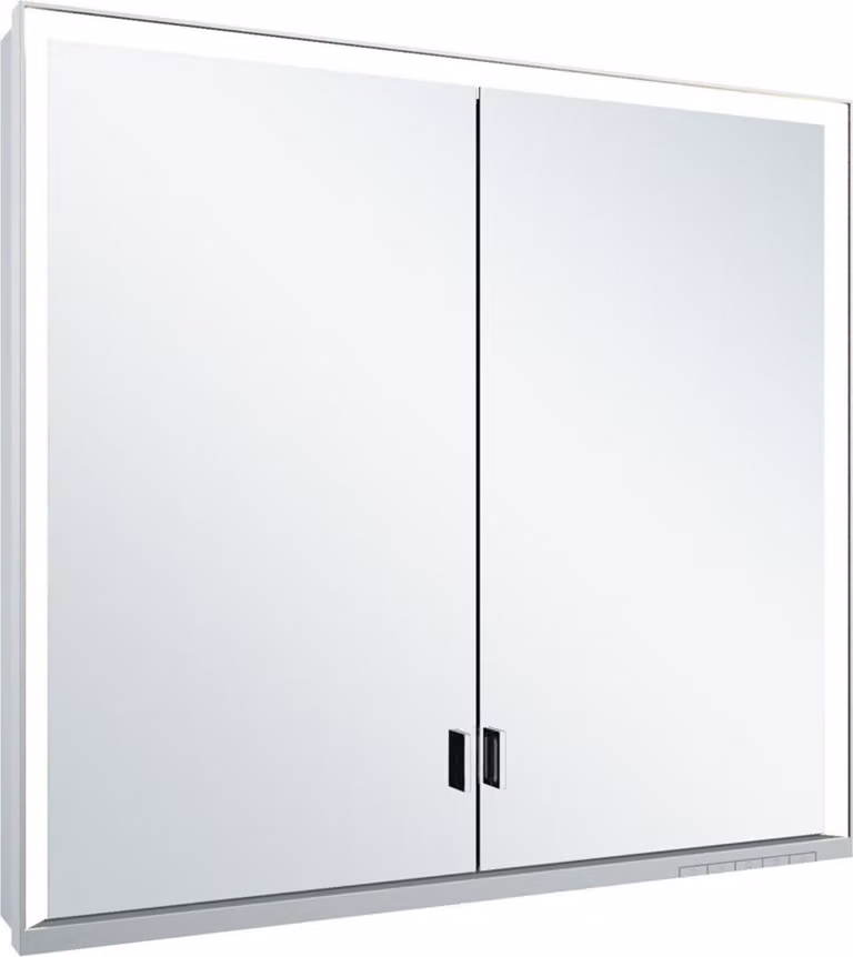 KEUCO Royal Lumos armoire de toilette murale 2 portes, porte longue, 800mm, 14322172301, 14322172301
