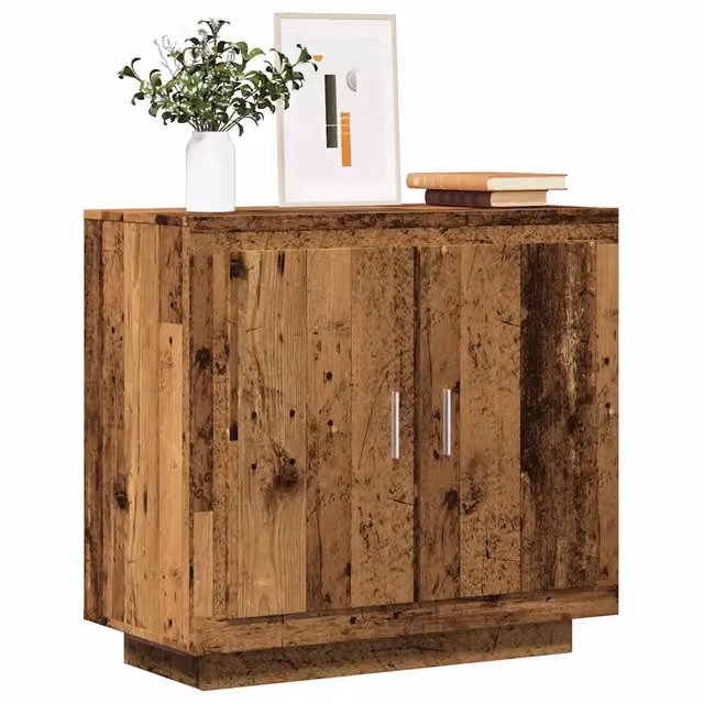 Credenza Buffet Design Mania in Legno Marrone per Cucina e Soggiorno L: 80 cm, P: 40 cm, H: 75 cm