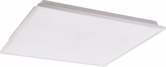 Plafoniera Moderna Eglo Herrora-Z Quadrata in Alluminio Bianco con Luce Led Integrata da 22W, Dimmabile e Smart con Bluetooth e Zigbee