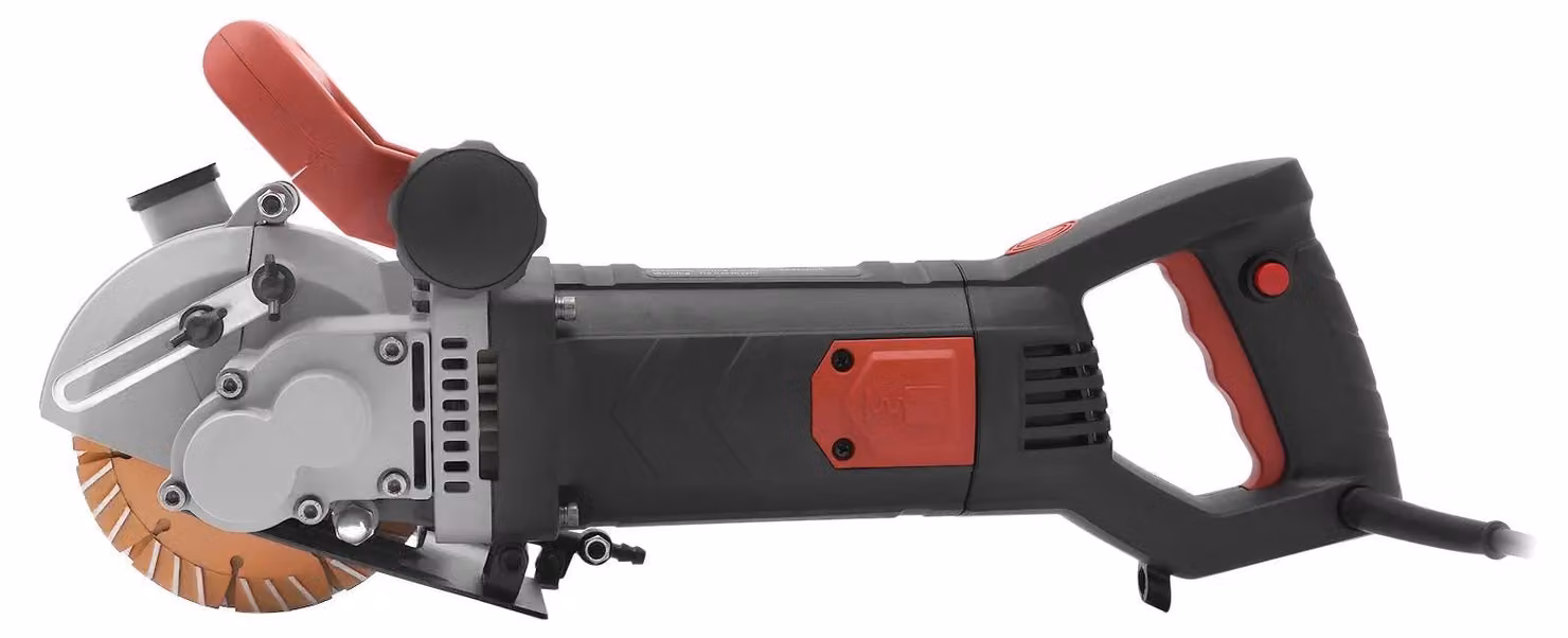 Seghetto alternativo - Sega per calcestruzzo - Sega a muro - Sega per edilizia - Motore in rame da 4800W - Profondità di taglio regolabile fino a 41 mm